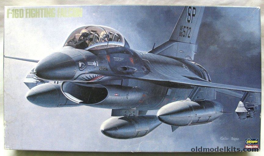 Hasegawa 1/48 General Dynamics F-16D Two Seat Fighting Falcon - 480 TFS 52 TFW USAFE / 14 TFS 432 TFW PACAF / 302 TFS 944 TFG AFRES, V6 plastic model kit